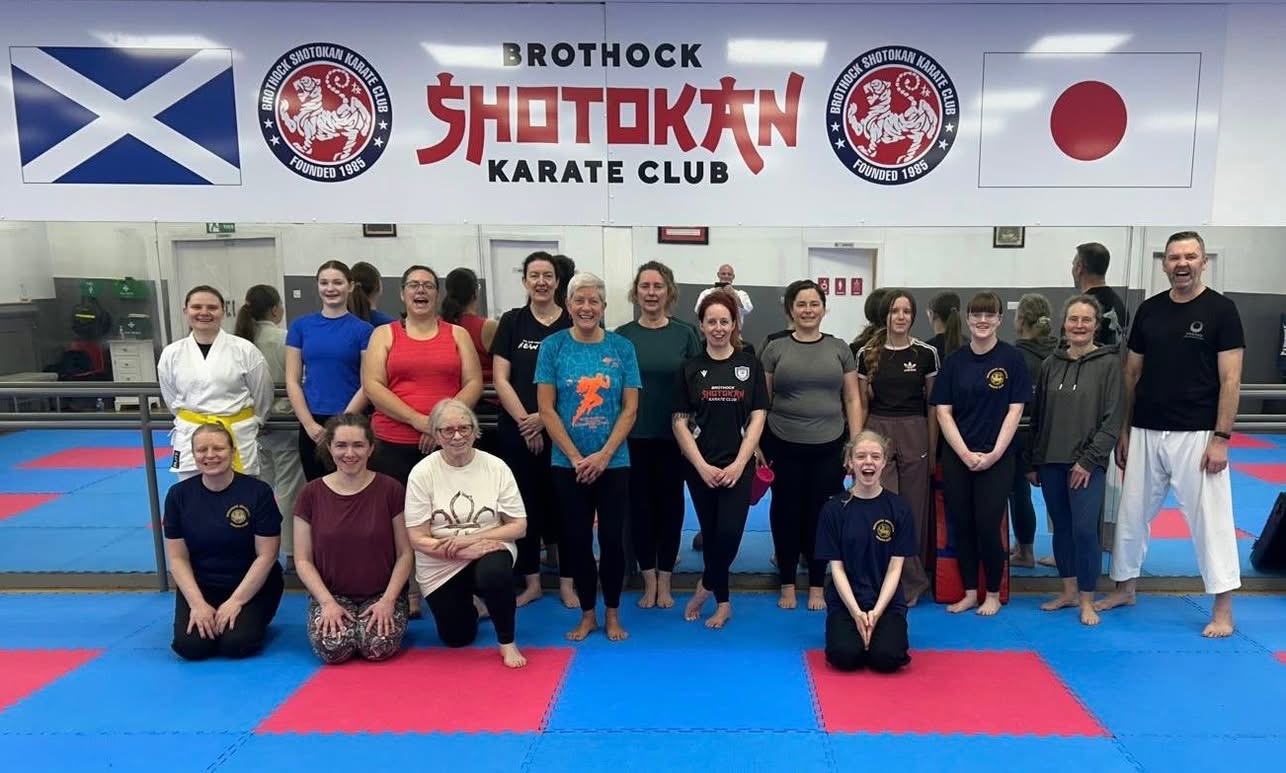 Ladies karate class