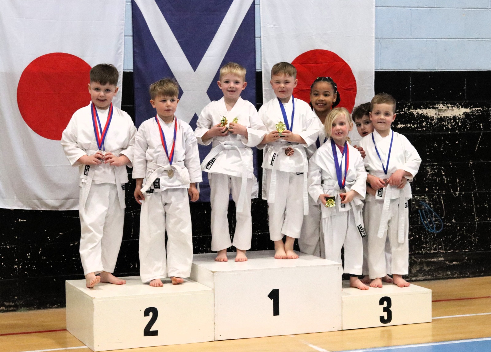 Tiger Cubs karate class